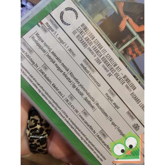 Wimbledon - Szerva itt, szerelem ott (DVD) (fóliás)