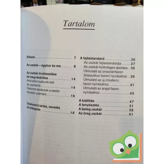 Hubert Wirtz: Az uszkár (újszerű)